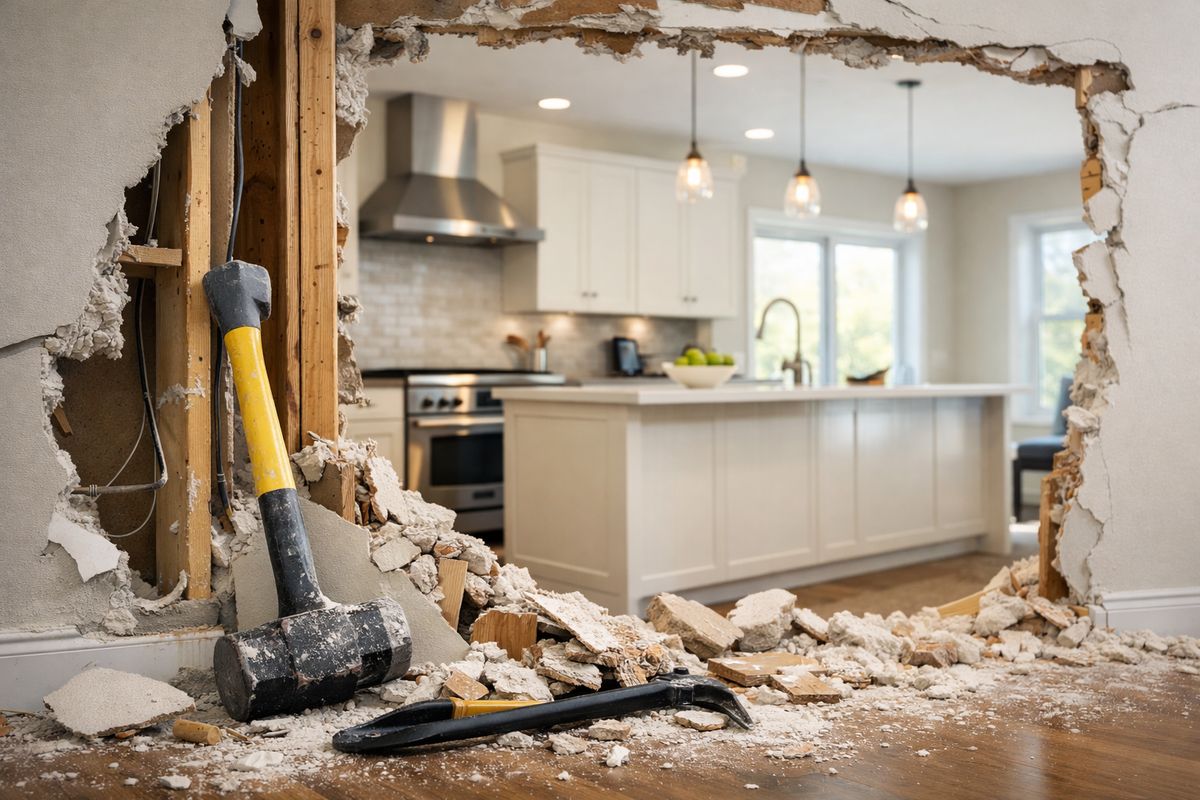 Knocking Down a Kitchen Wall: What Homeowners Need to Know